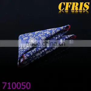 Vintage Floral Printed Pocket Square,England Style Handkerchief For Suit thumbnail-1