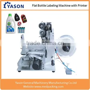 Flat Bottle Label Printing Machine,Semi Automatic Labeling Machine With Date Printer thumbnail-1