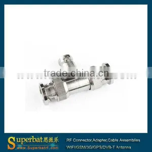 BNC Adapter BNC Jack to 2 BNC Plug "T" Type Connector Solar Panel Adapter thumbnail-1