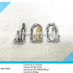 Our Lady Of Lourdes Metal Fridge Magnet thumbnail-1
