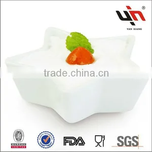 White Ceramic Small Cake Dish thumbnail-1