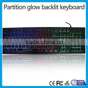 Glowing LED Backlit Gaming Wired Keyboard_Waterproof Wired Gaming Keyboard Quality Choice thumbnail-1