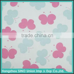 100 Polyester Oxford Fabric /PVC PU Coated Butterfly Upholstery Fabric thumbnail-1