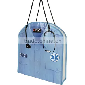 Special DR. Uniform Shaped National Doctor's Day Promotional Stethoscope Lab Coat Tote Bag thumbnail-2