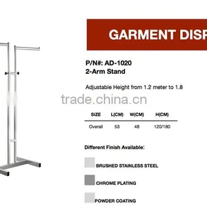 Floor Standing T Stand Display Fixture for Garment thumbnail-2