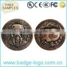 Custom Antique Metal Commemorative Coins thumbnail-1