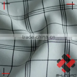 Polyester Cationic Plaid Fabric Not Yarn Dyed for Uniform thumbnail-2