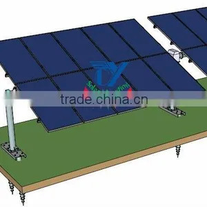 Solar Tracking System Based on Concrete Foundation thumbnail-1
