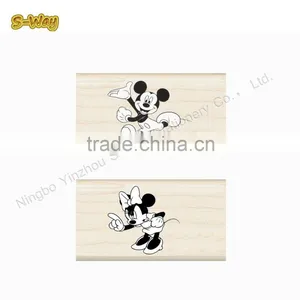 Good Quality DIY Text Self Wood Stamp for Children Ink Stamp Wood thumbnail-3