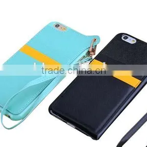 Slim Leather Covers Case With Card Slot Leather Skin Case Cover for IPhone 6/6s thumbnail-5