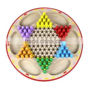 Multi Colour Wooden Chess Game Toy for Kids thumbnail-1