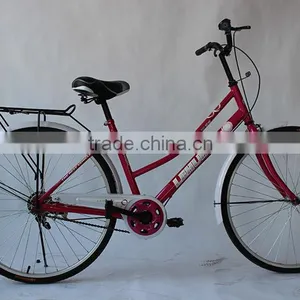 26-inch Lightweight Folding Bike High-carbon Steel Bicycle Woman thumbnail-3