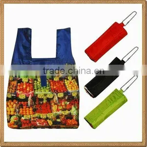 190t Nylon Vest Foldable Bag thumbnail-1