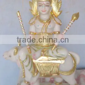 Agni Dev Marble Statue thumbnail-1