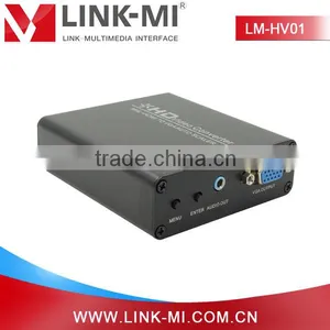 LM-HV01 Video Converter HDMI to VGA With 3.5mm Audio Converter Box thumbnail-1