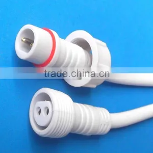 2 Pin Electrical Male to Female Plug and Socket Waterproof IP67 Connector for LED thumbnail-2