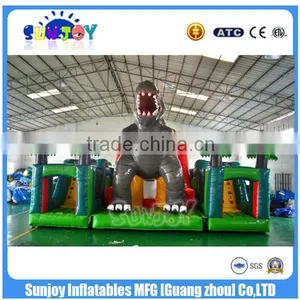 Commercial Inflatable Dinosaur Combo / New Outdoor Playground ,Kids Amusement Park thumbnail-1