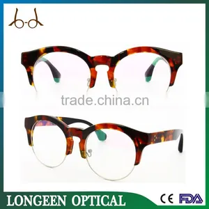 G3097-C1681 Fashion High Quality Demi Half Rimless Reading Glasses thumbnail-1