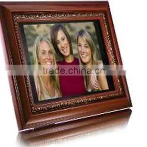 Large Size Wood Frame With 15 Inch Digital Photo Frame With Wooden Frame thumbnail-2