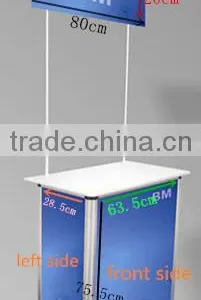 Portable Exhibition Table With Folding Screen thumbnail-1
