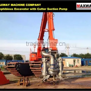MAXWAY 6 Inch Dredging Cutter Suction Pump for Amphibious Excavator, CE / ISO:9001 thumbnail-2