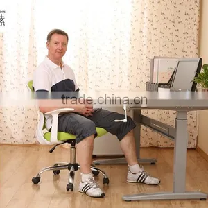 Attractive Office Table With Drawers With Steel Frame thumbnail-2