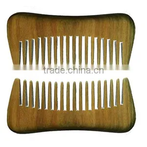 2016 Newest Natural Green Sandalwood No Static Comb thumbnail-3