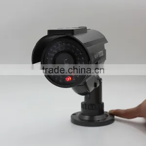Security CCTV Outdoor CCD Red LED Light Bullet Proof Solar Powered Dummy Camera thumbnail-5