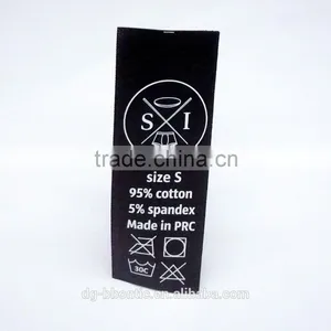 Black Care Label For Garment thumbnail-1