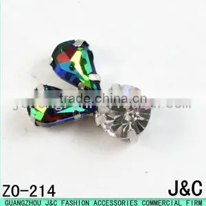 2017 Most Shinny Newest Crystal Stone Shoes Ornament thumbnail-1