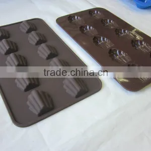 New Design10 Mini Madeleines Silicone Chocolate Mould thumbnail-3