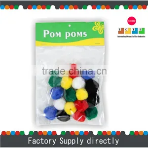 Fluffy Pom Poms, Rave Party Decorations, Fake Fur Pom Poms thumbnail-1