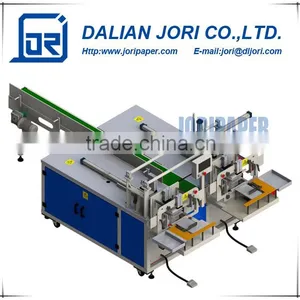 Two Outlets High Speed Napkin Tissue Paper and Serviette Sealing and Packing Machine thumbnail-1