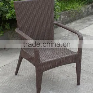 Small Size Dining Set 4 Chairs With Table Rattan thumbnail-3
