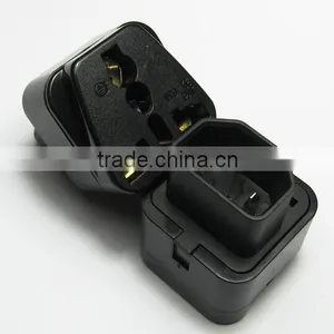 New Hot Selling Products 2016 Universal Socket to IEC 320 C14 Male Convertible Plug With Socket thumbnail-2