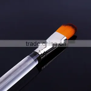 High Quality 6Pcs Watercolor Gouache Painting Brushes For Kid Acrylic Handle Nylon Hair Artist Paint Acrylic Brushes For Drawing thumbnail-4