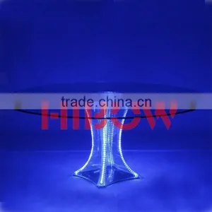 Clear Plastic Dining Table thumbnail-1