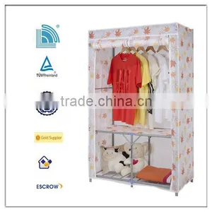 2014 Living Room Foldable Clothing Cabinet Closet Cloth Stand thumbnail-1