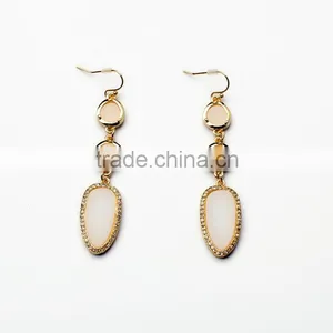 2016 Gold Hanging Earrings Clip on Earrings Wholeasle thumbnail-1