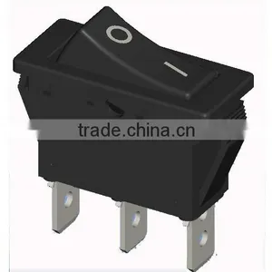 3 Pin Rocker Switches Black Light thumbnail-1