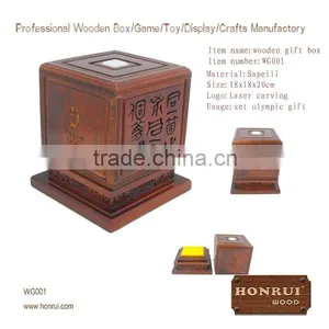 Factory Wholesale Wooden Tea Box thumbnail-1