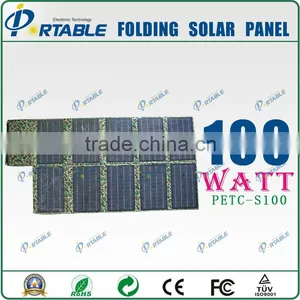 Hot Sale! 100W Solar Panels Foldingl for Car Battery/boat/yarcht thumbnail-2