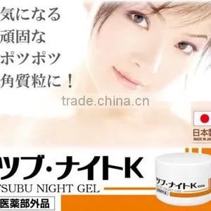 CHEZ MOI New Medicated TSUBU NIGHT K Gel 100g Made in Japan thumbnail-1