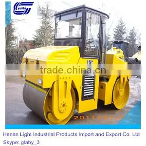 LTC6 Double Drum Mechanical Driving Hydraulic Vibrating Articulated Steering Road Roller thumbnail-2