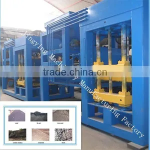 Large Scale QT8-15 Block Making Machines and Cement Brick Making Machine for Sale thumbnail-1