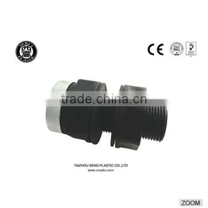PP Compression Fitting - Tank Connector(female) High Quality Plastic PP Nipple thumbnail-1