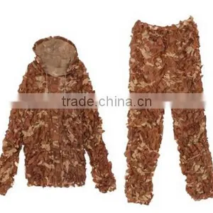 Military Hunting Birdwatching Sniper Ghillie Suit Desert Camouflage Set Clothes thumbnail-1
