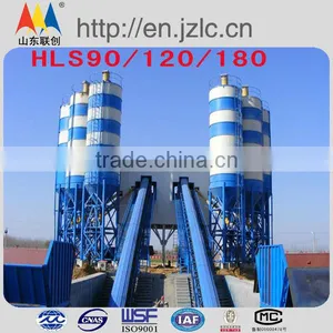 Stationary Concrete Mixing Plant HZS90 With Silo thumbnail-1