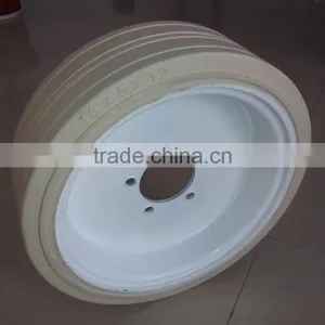 12-4 High Quality Non Marking Wheel With Brake for Lifting Platform thumbnail-1