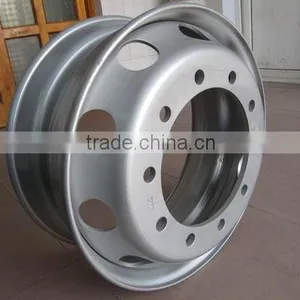 Steel Truck Wheel Rim 22.5*8.25 8.25x22.5 22.5"x8.25" High Quality Truck Steel Wheel thumbnail-3